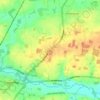 Scole topographic map, elevation, terrain