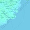 Vĩnh Long Province (old) topographic map, elevation, terrain