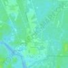 Saint Marks topographic map, elevation, terrain