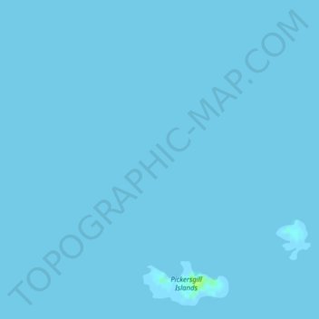 Pickersgill Islands topographic map, elevation, terrain