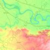 Meja topographic map, elevation, terrain