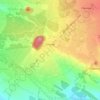 Zalizne topographic map, elevation, terrain