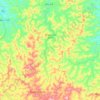 Amparo da Serra topographic map, elevation, terrain