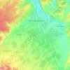 Ivano-Frankivsk Urban Hromada topographic map, elevation, terrain