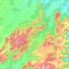 Kalrayan Hills topographic map, elevation, terrain