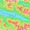 Gaishorn am See topographic map, elevation, terrain