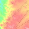Arding topographic map, elevation, terrain