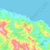Arrondissement Saint-Louis du Nord topographic map, elevation, terrain