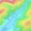 Dôl Idris car park topographic map, elevation, terrain