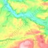 Llanilar topographic map, elevation, terrain