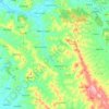 Pezë topographic map, elevation, terrain