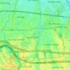 Duren Sawit topographic map, elevation, terrain