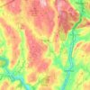 Oxford topographic map, elevation, terrain