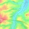 Frankenhausen topographic map, elevation, terrain