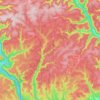 Gallagher Township topographic map, elevation, terrain