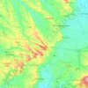 Saint-Félix-Lauragais topographic map, elevation, terrain