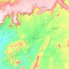 Currais Novos topographic map, elevation, terrain