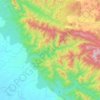 Beutong topographic map, elevation, terrain