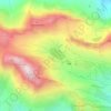 Bachalpsee topographic map, elevation, terrain