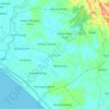 Meureubo topographic map, elevation, terrain