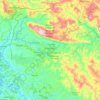 Ouro Branco topographic map, elevation, terrain