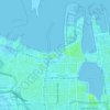 Pluit topographic map, elevation, terrain