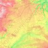 Beauce topographic map, elevation, terrain