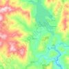 Alexandria topographic map, elevation, terrain