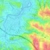 Bendan Ngisor topographic map, elevation, terrain
