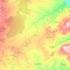 Nachingwea topographic map, elevation, terrain