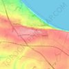 Reighton topographic map, elevation, terrain