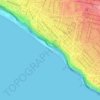 Baldenario de Miraflores topographic map, elevation, terrain