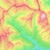 Pontechianale topographic map, elevation, terrain