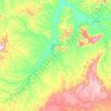 Parnaguá topographic map, elevation, terrain