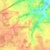 East Carleton topographic map, elevation, terrain