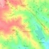 Guilsborough topographic map, elevation, terrain