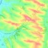 Nizas topographic map, elevation, terrain