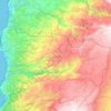 Jbeil District topographic map, elevation, terrain