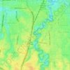 Pejaten Timur topographic map, elevation, terrain