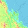 Livingstone Shire topographic map, elevation, terrain