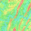 Jiangbei District topographic map, elevation, terrain