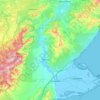 Baix Ebre topographic map, elevation, terrain