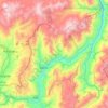 Paute topographic map, elevation, terrain