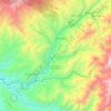 Selva Alegre topographic map, elevation, terrain