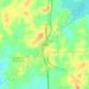 Vivian topographic map, elevation, terrain