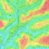 Étam-Bafia topographic map, elevation, terrain
