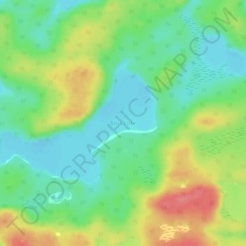 Bass Lake topographic map, elevation, terrain