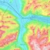 Glarus Nord topographic map, elevation, terrain