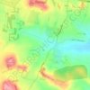 Badby topographic map, elevation, terrain
