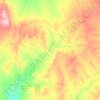 Mackay topographic map, elevation, terrain